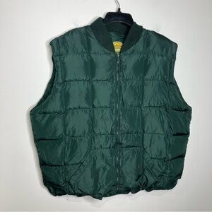 Cabela’s down‎ puffer vest Hunter green size XL Tall